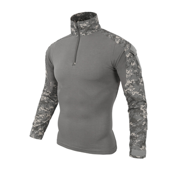 Рубашка тактическая кофта с длинным рукавом камуфляжная армейская Lesko A655 Camouflage UCP XXL (38 р.) (F_4256-12568)