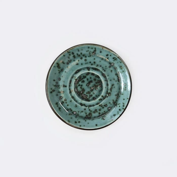 Блюдце Manna Ceramics "Тіффані Бірюза" 14,5 см Бірюзовий