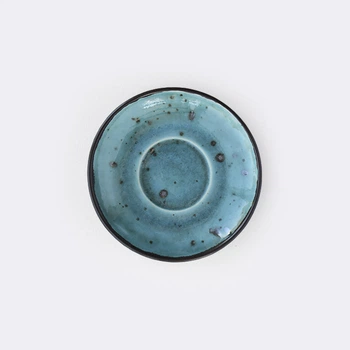 Блюдце Manna ceramics Basic "Тиффани Бірюза" 14 см Бірюзовий