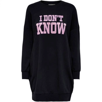 Толстовка ONLY ONLDORA LIFE KNOW/NOTHING L/S BOX SWT M Черный 15246770-Black-Print:KNOW
