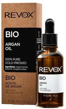 Арганова олія Revox B77 Bio для обличчя тіла та волосся 30 мл (5060565102651)