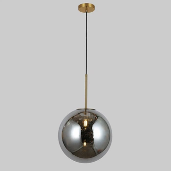 Люстра LEVISTELLA Sphere бронзова з чорною кулею 30 см