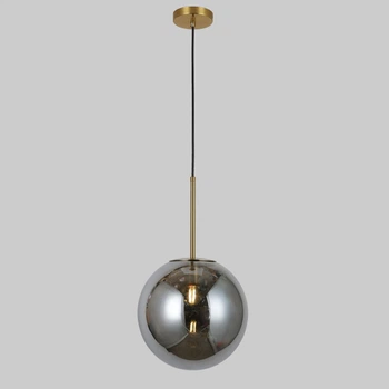 Люстра LEVISTELLA Sphere бронзовая с черным шаром 25 см