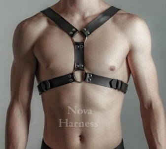 Портупея мужская Nova гартеры Эко-Кожа L Черная №240