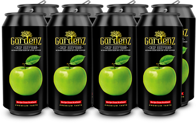 Сидр Gardenz сладкий "Яблочный" 5.4% 0.5 л х 8 шт (4820196930990)