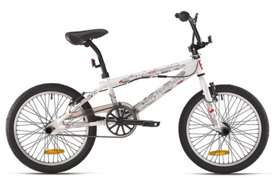 Велосипед BMX Bottecchia Free Style 20" White + (пеги та гіроротор)