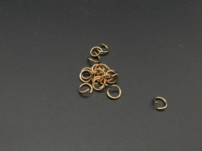 Кольцо соединительное одинарное металлическое 8 мм 100 шт (LD-346-222)