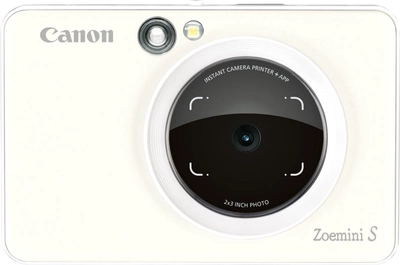 Камера моментальной печати Canon Zoemini S ZV123 Pearl White + Zink PhotoPaper (3879C031)
