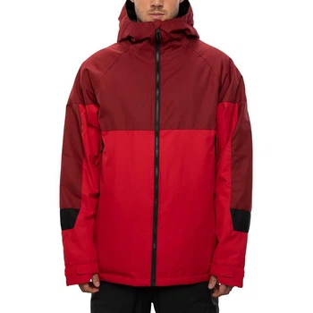 Горнолыжная куртка для сноуборда и лыж мужская 686 Static Insulated Jacket Red Colorblock S