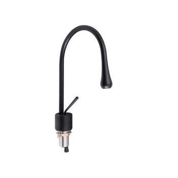 QT Virgo 1066103B Смеситель для умывальника высокий (матовый черный)