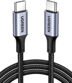Кабель Ugreen US316 USB Type-C to USB Type-C Cable Aluminum Case with Braided 2 м Black (70429)