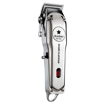 Профессиональная беспроводная машинка для стрижки волос Kemei Barber KM-1996