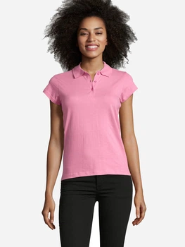 Поло женское Sol's Prescott Women 11376136 XL Розовое (3660734001055)