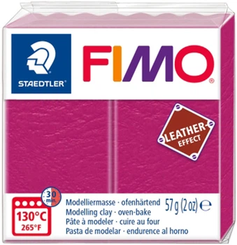 Полимерная глина Fimo Leather-effect розовая 57 грамм Staedtler, 8010229