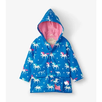 Дощовик Hatley, що змінює колір Twinkle Unicorns 140см синій 10A (F21TUK1336)