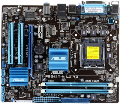 Материнська плата Asus P5G41T-M LX V2(s775, G41, PCI-Ex16) Refurbished