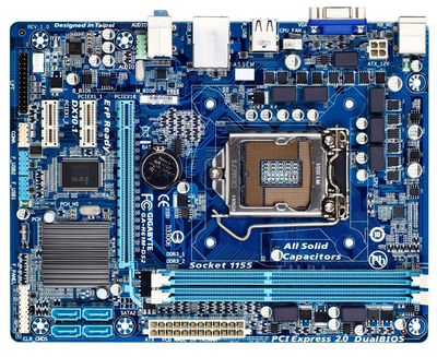 Gigabyte GA-H61M-DS2 Socket 1155 Intel H61 OEM Refurbished