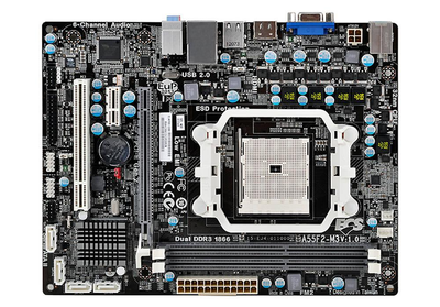 Материнська плата ECS A55F2-M3 Socket FM2 Refurbished