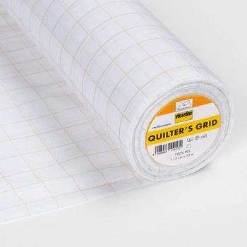 Флизелин для пэчворка Freudenberg Quilter's Grid 112 см х 1 м (34г/м²), белый 50002087