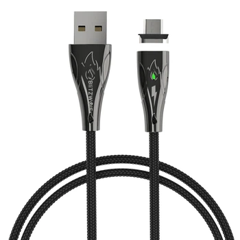 Кабель BlitzWolf BW-TC 20 microUSB 1 m Black