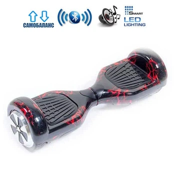 Гіроборд Smart Balance Wheel U6 Pro +Autobalance 6.5" Червона блискавка (4607588)