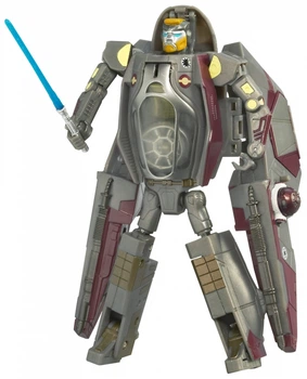 Трансформер HASBRO Обі-Ван Кенобі Зоряні Війни Transformers Star Wars Crossovers Obi-Wan Kenobi to Jedi Starfighter PN6916420801