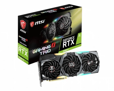 Видеокарта MSI GeForce RTX 2080 Ti Gaming X Trio 11GB GDDR6 (352bit) (1350/14000) (USB Type-C, HDMI, 3 x DisplayPort) (RTX 2080 Ti Gaming X Trio 11G) PCI-E 3.0 Б/У