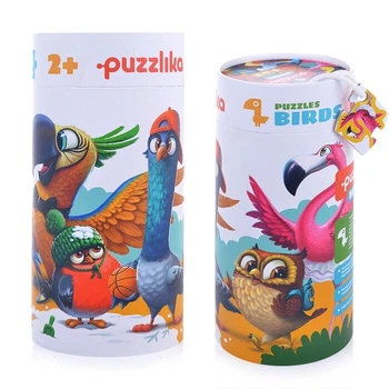 Пазлы Puzzlika 5 в 1 Птички 25 элементов (14255)