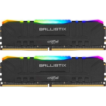 Модуль памяти Crucial DDR4 16Gb (2x8) Ballistix 3600 MHz RGB (BL2K8G36C16U4BL)