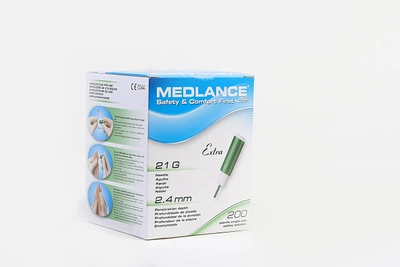 Ланцет автоматический Medlance Extra зеленый 200 шт