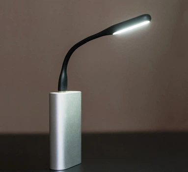 Гибкая светодиодная мини Usb Led подсветка-лампа для ноутбука, Power Bank Черная