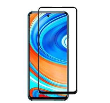 Защитное стекло LUX для Xiaomi Redmi Note 9 Pro Full Сover черный 0,3 мм в упаковке