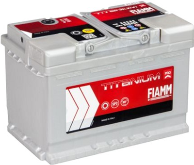 Автомобильный аккумулятор FIAMM Titanium Pro (L3 74P) (-/+) 12V 74Аh (680A) (7905154)