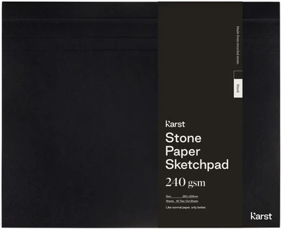 Скетчбук Karst Sketchpad 25 х 20,5 см чорний