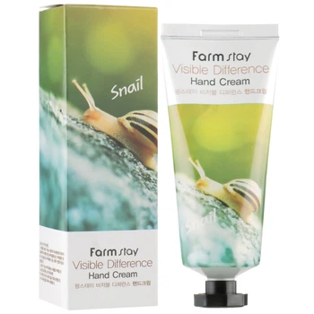 Крем для рук із муцином равлики Farmstay Visible Difference Hand Cream Snail 100 мл (8809636280440)