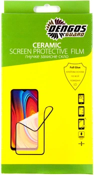 Захисне скло DENGOS Ceramic Film для Samsung Galaxy A53 Black (TGCF-17)