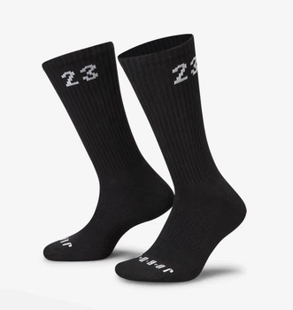 Баскетбольні шкарпетки(3 пари) Jordan Essentials Crew Socks (3 Pairs)(DA5718-010) XL Чорний
