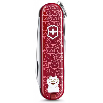 Ніж Victorinox Сlassic LE Lucky Cat (0.6223.L2106)