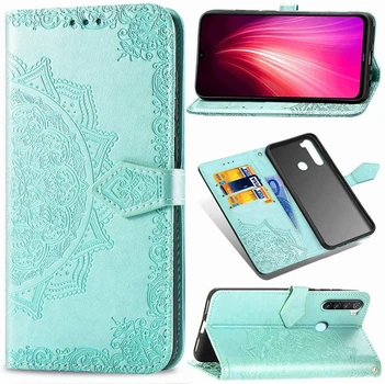 Чехол Vintage для Xiaomi Redmi Note 8T книжка кожа PU бирюзовый