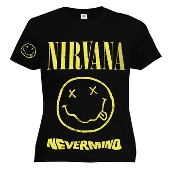 Футболка жіноча Talisman NIRVANA "Nevermind" Чорний M (FOLW156)