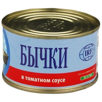 Консерва ІРФ Бички обсмажені в Т/С 230г ( 4820183771032)