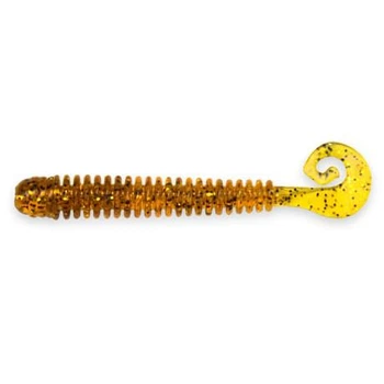 Твистер Crazy Fish Active Slug 2.8" 7.1см карамельный жареная рыба 8шт (2-71-9-3)