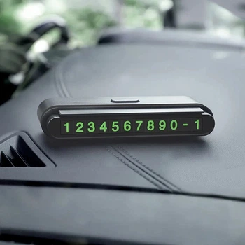 Парковочная визитка на панель автомобиля Hoco CPH19. Black
