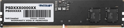 Оперативна пам'ять Patriot DDR5-4800 8192 MB PC4-38400 Signature Series (PSD58G480041)