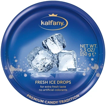 Льодяники Kalfany Fresh Ice освіжаючі 150г