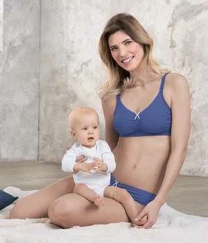 Топ для беременных и кормящих бесшовный ANITA Soft & Seamless 5097 (размер S, Ocean Blue)
