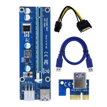 Райзер 009 Plus (SATA 6Pin) 60cm 006