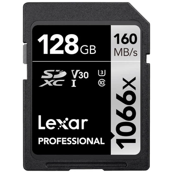 Карта памяти Lexar 128GB SDXC class 10 UHS-II V30 U3 1066x (LSD1066128G-BNNNG)