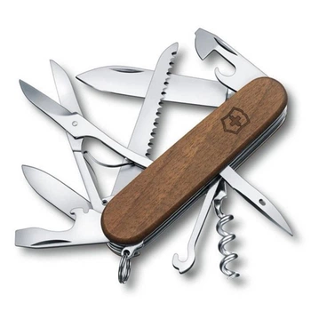 Мультитул Victorinox Huntsman Wood, орех (1.3711.63)