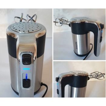 Міксер ручний Rainberg RB-1012 (5 швидкостей, 2 насадки) 600W Нержевейка
